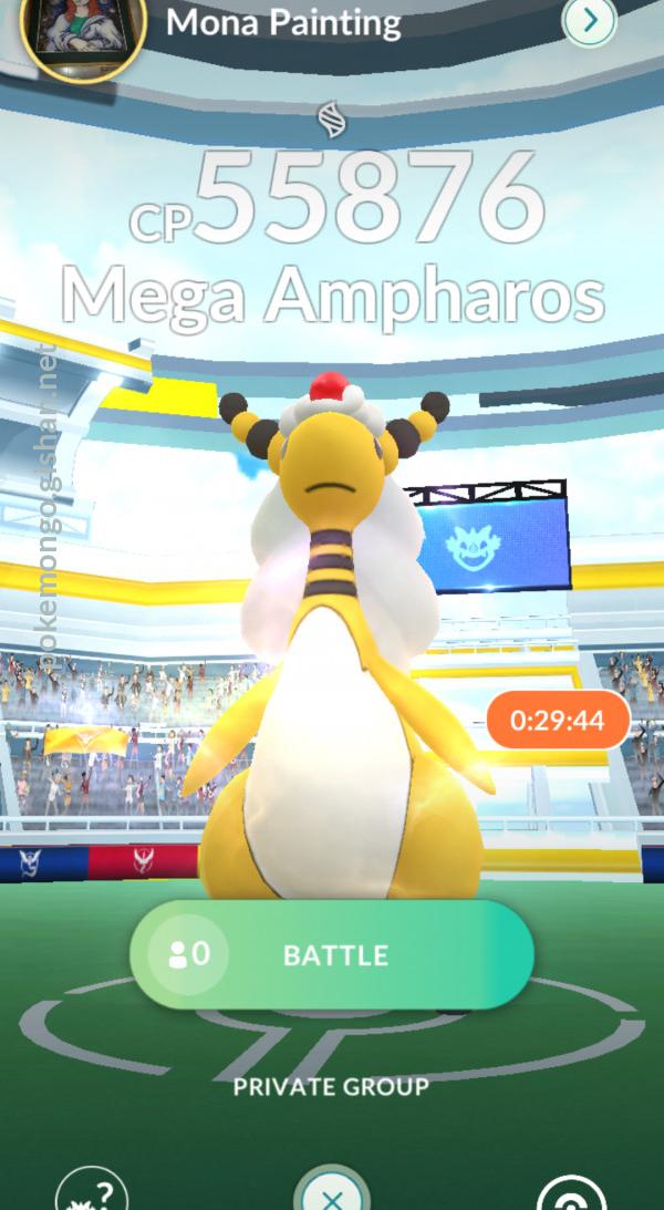 Mega Ampharos Raid Boss Pokemon Go