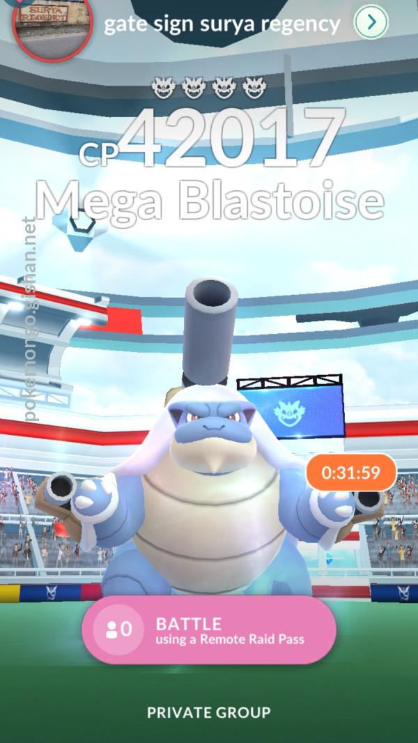 Mega Blastoise Raid Trio Guide