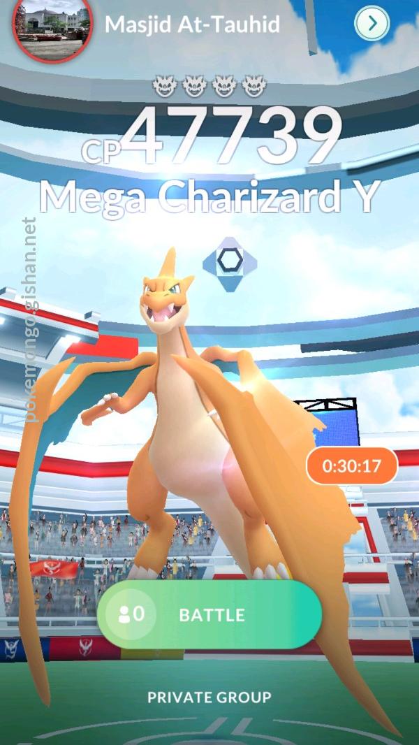 Mega Charizard Y Raid Boss - Pokemon Go