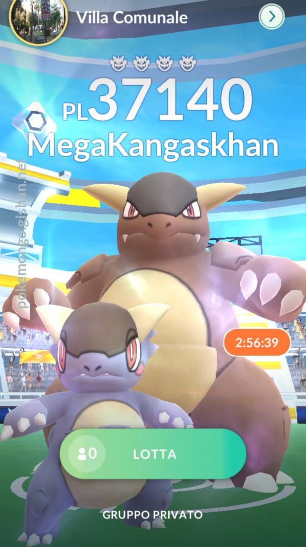 Mega Kangaskhan Raid Boss Pokemon Go