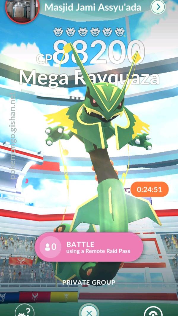 Pokémon GO - Mega Rayquaza Raid 