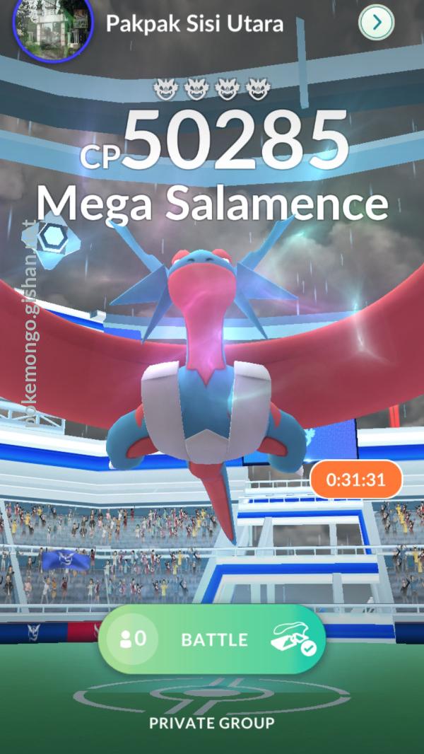 How to beat Mega Salamence in a raid in Pokémon GO