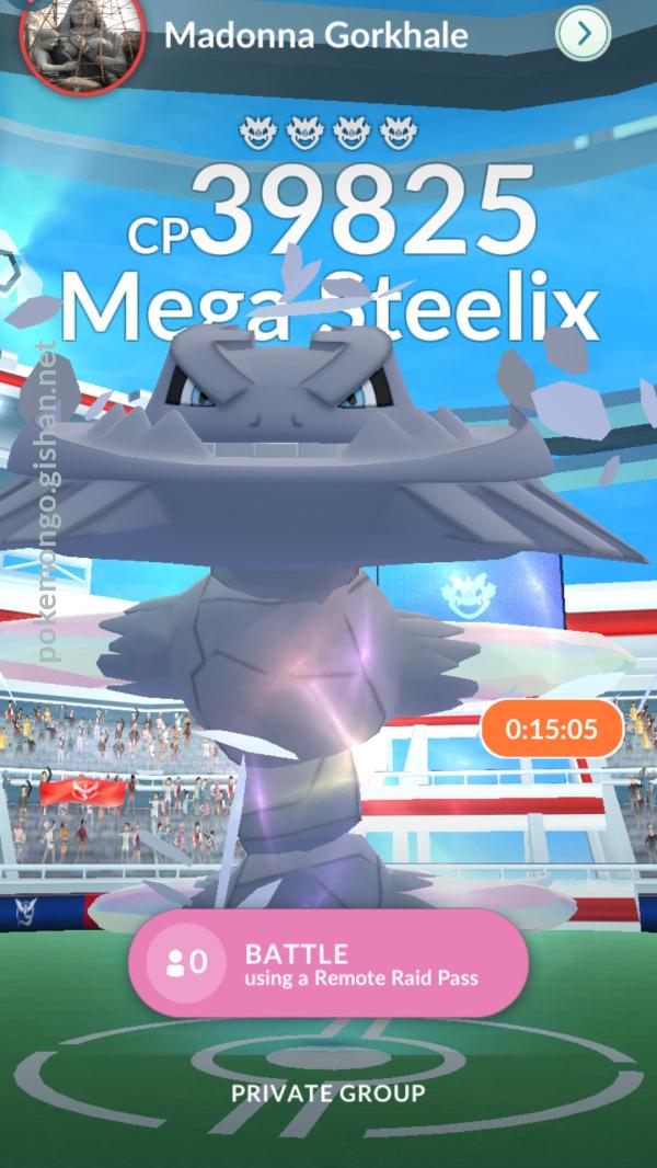 Mega Steelix Raid Guide