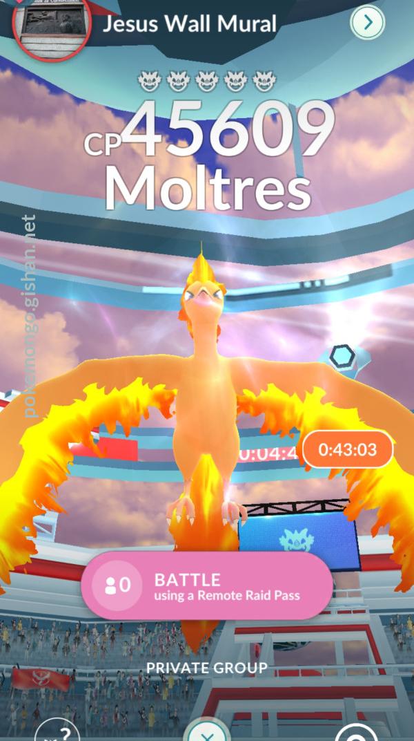 Moltres Pokémon GO Raid Battle Tips