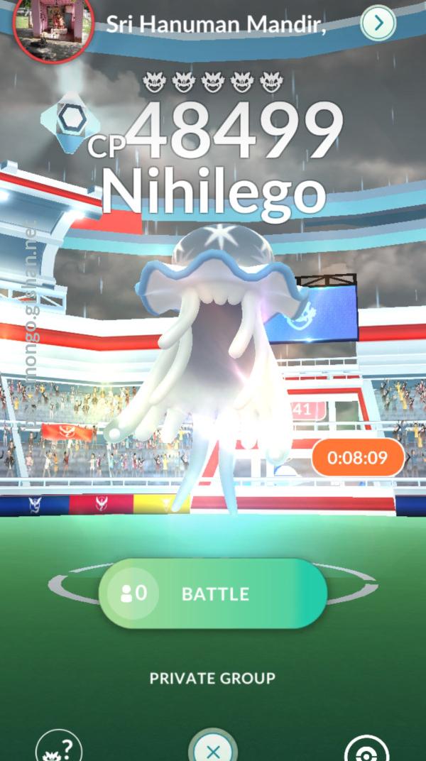 Nihilego acidentalmente substitui Guzzlord em Pokémon GO Raids