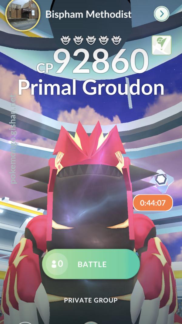 Got invited to my first Groudon raid just now. Do I primal him or go for a  better one? : r/pokemongo