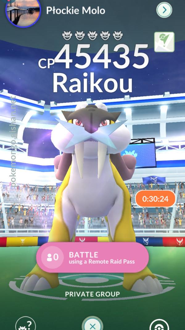 pokebattler.com - #Raikou raid day tomorrow 4pm to 7pm local time! Raikou  should appear at every single gym as a Tier 4 raid. Make sure to prepare  ahead of time with these