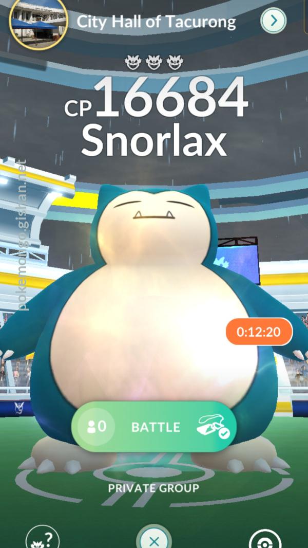 Snorlax raid shop boss