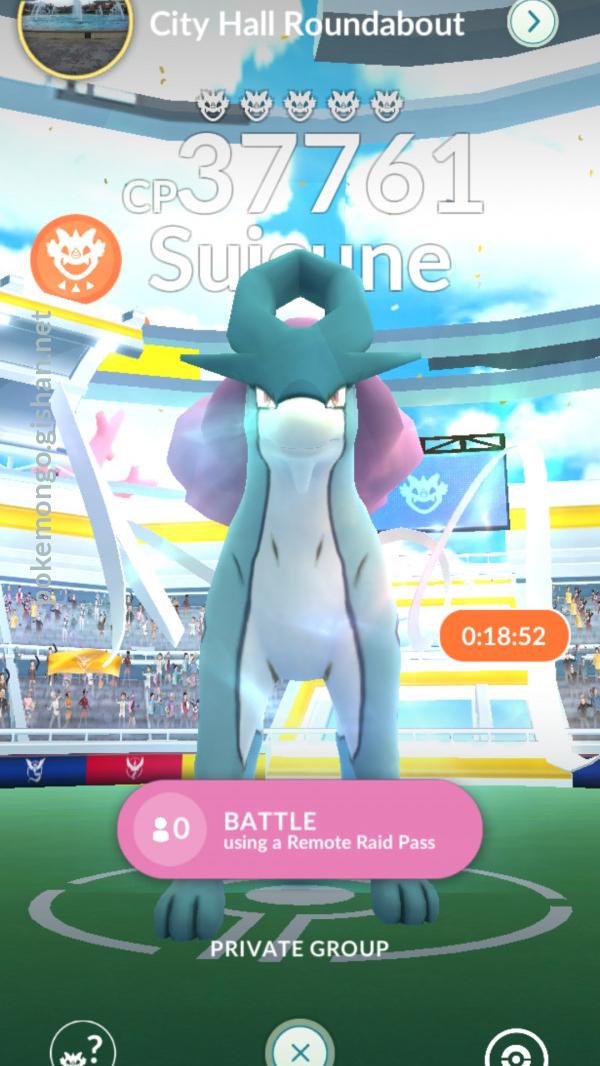 Suicune raid boss new arrivals