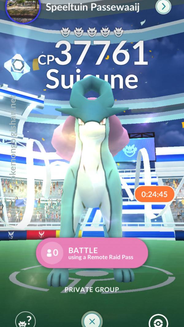 Suicune Raid Boss Pokemon Go