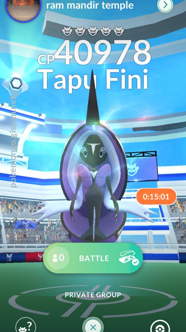 Tapu Fini Raid Counter Guide