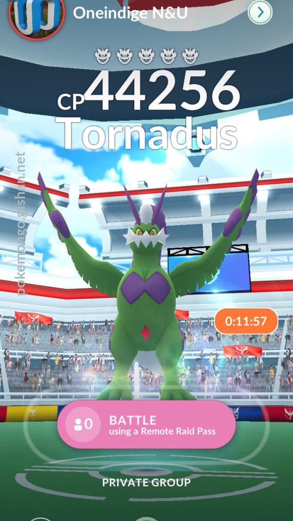 Tornadus (Therian Form) Raid Guide