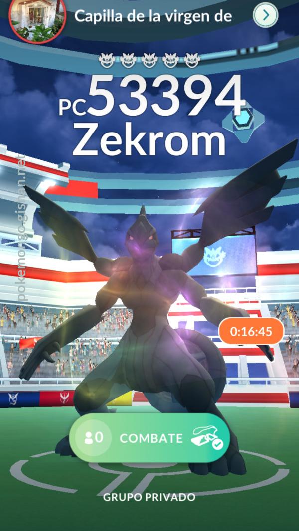 Pokémon Go Zekrom weather boosted~ UNREGISTERED ONLY～reliable service