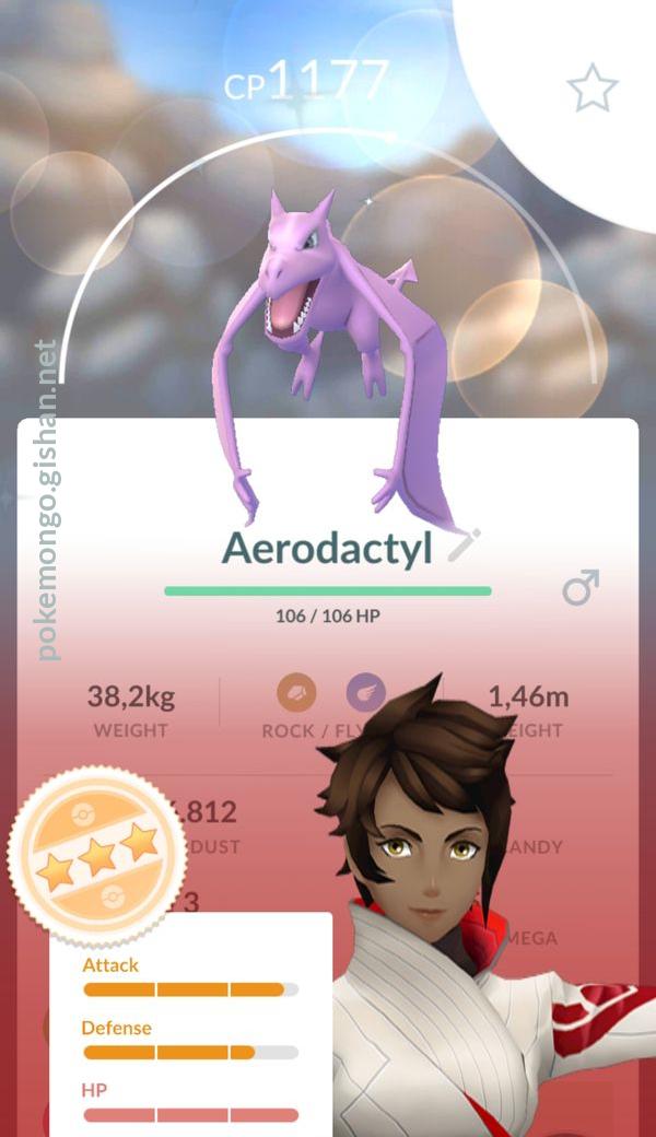 Shiny Mega Aerodactyl Raid-Evolution Pokemon Go Mountain Event