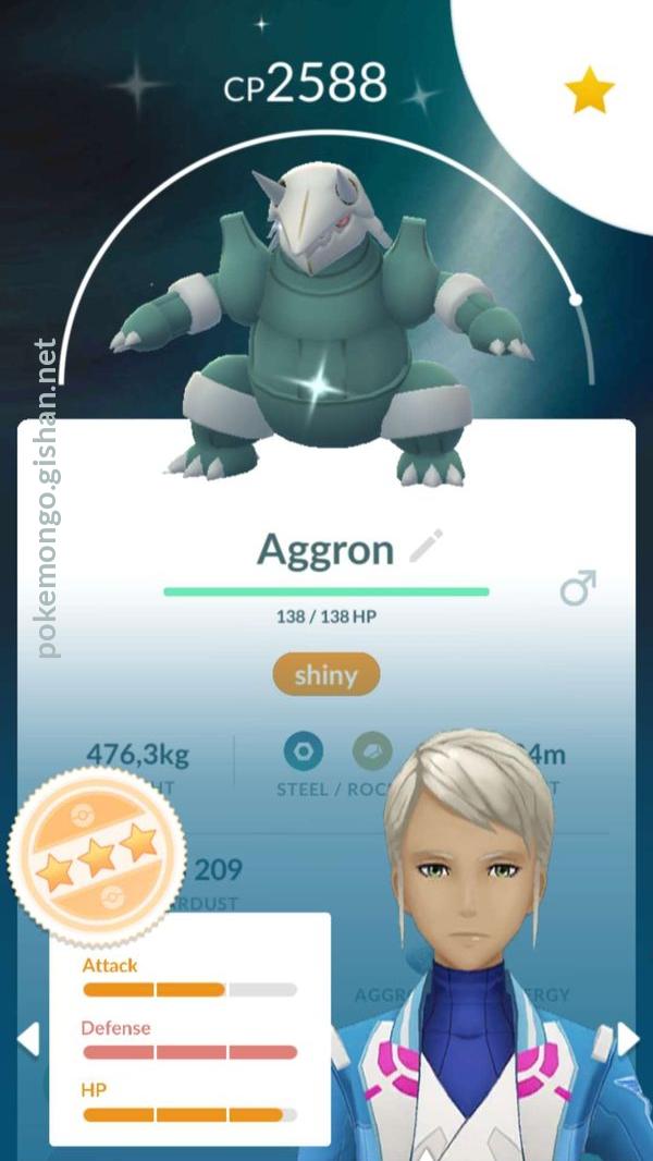 Aggron - #306 -  Pokédex