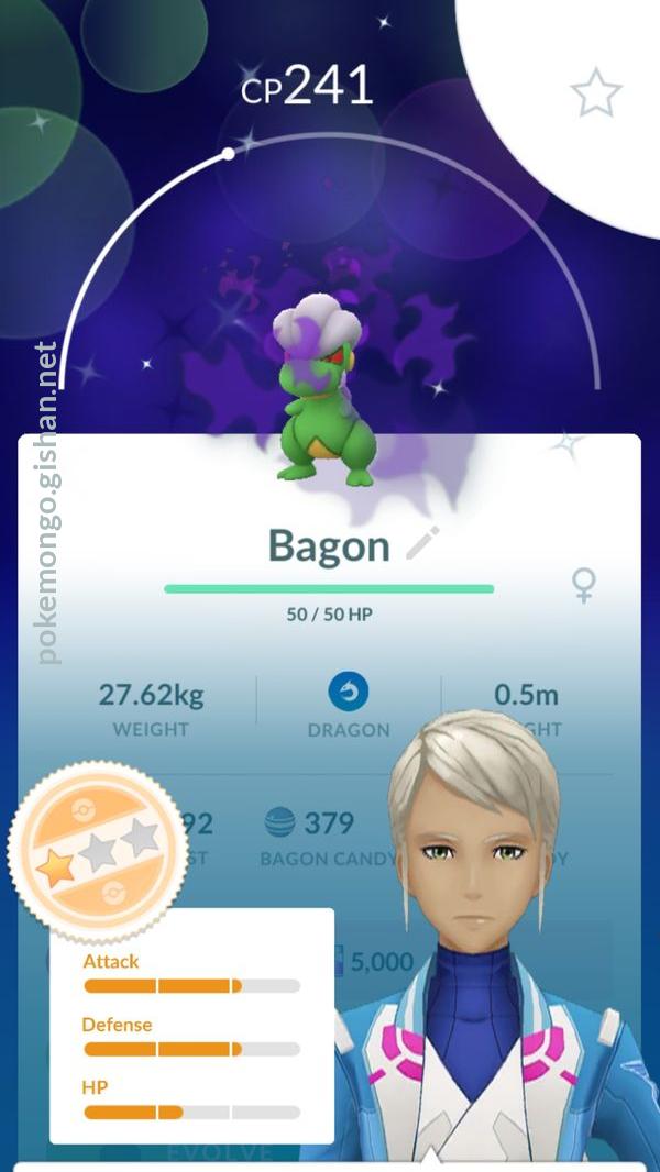 Bagon - #371 -  Pokédex