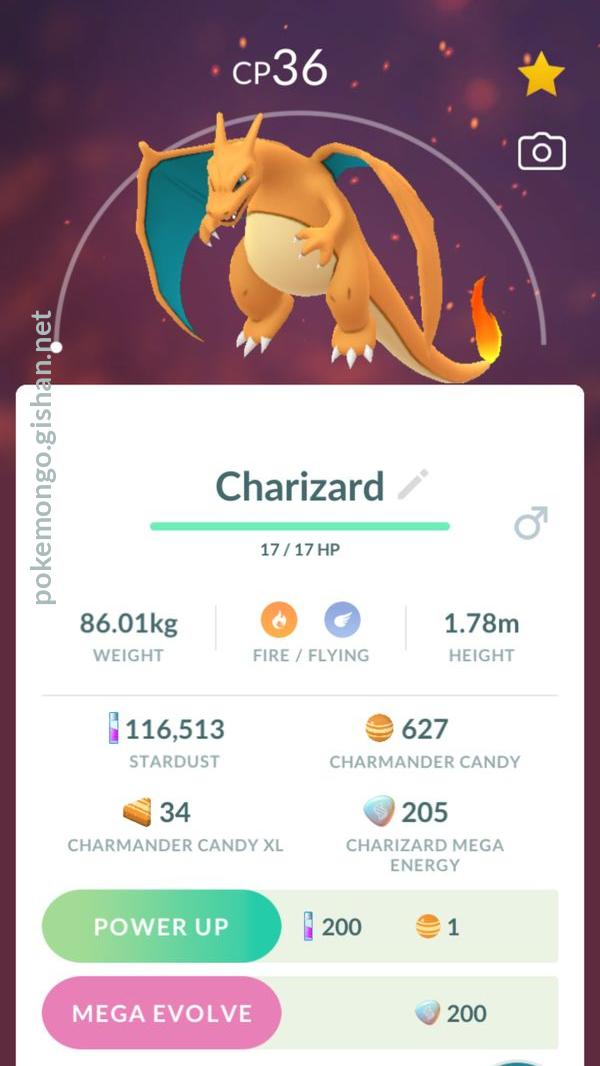 Charizard on sale pokemon go