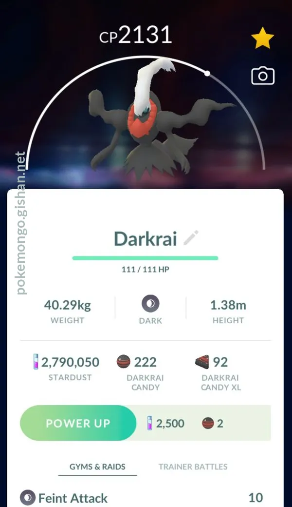 Darkrai photos Pokemon Go