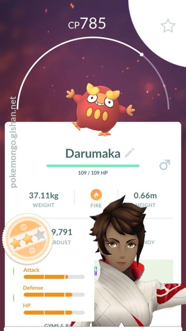 Darumaka Pokemon Go