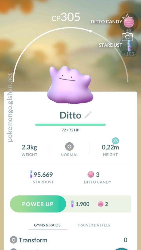 Ditto - Pokemon Go