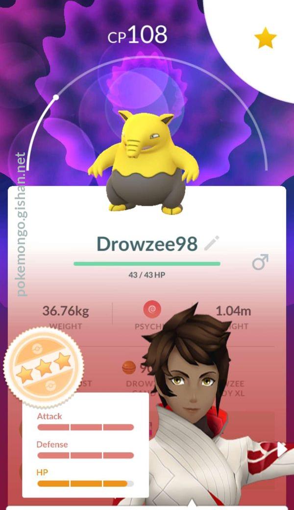 Drowzee Pokemon Go