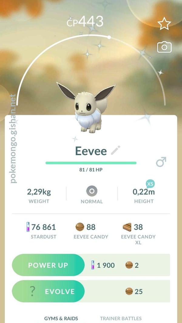 Eevee - Pokemon Go