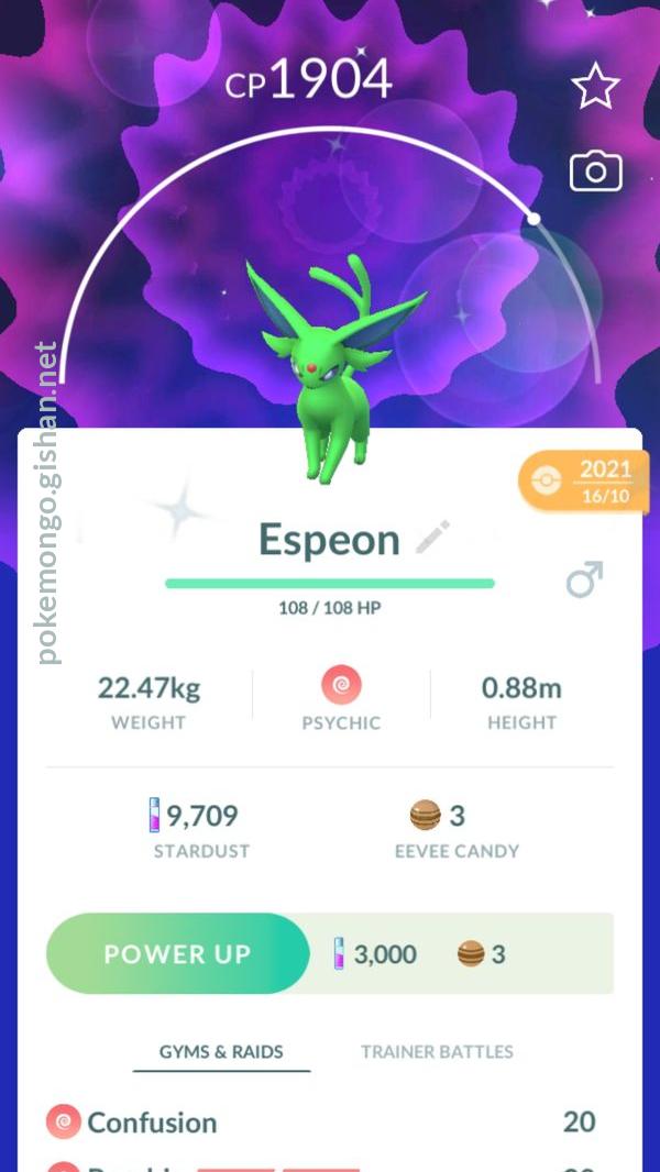 Espeon hotsell raid boss