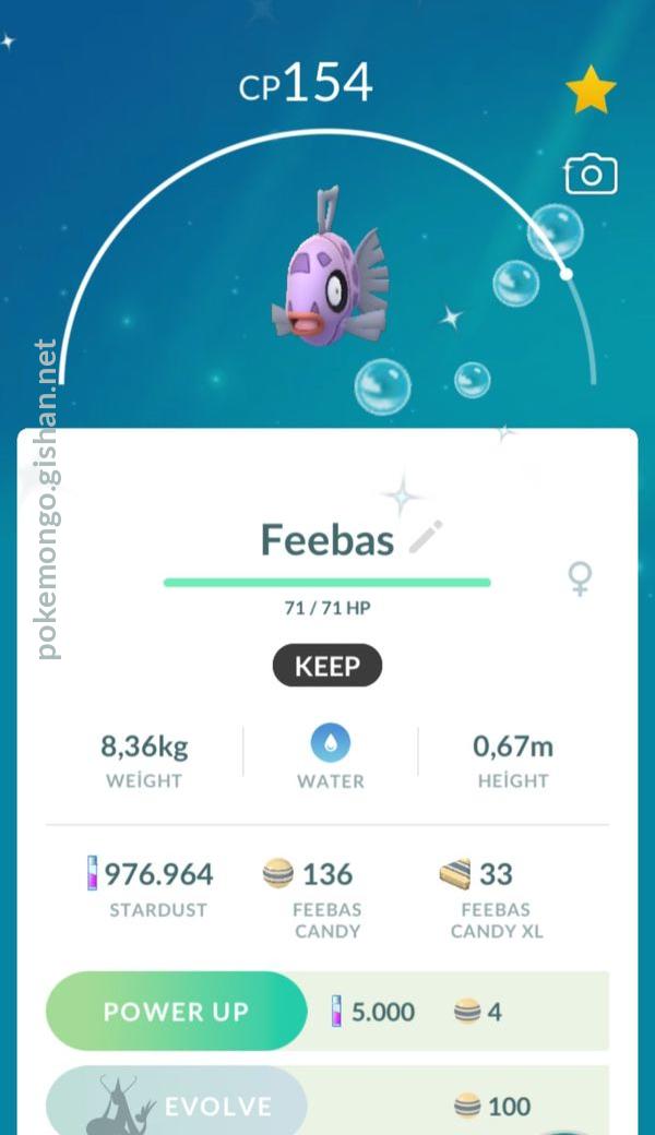 Feebas Pokemon Go