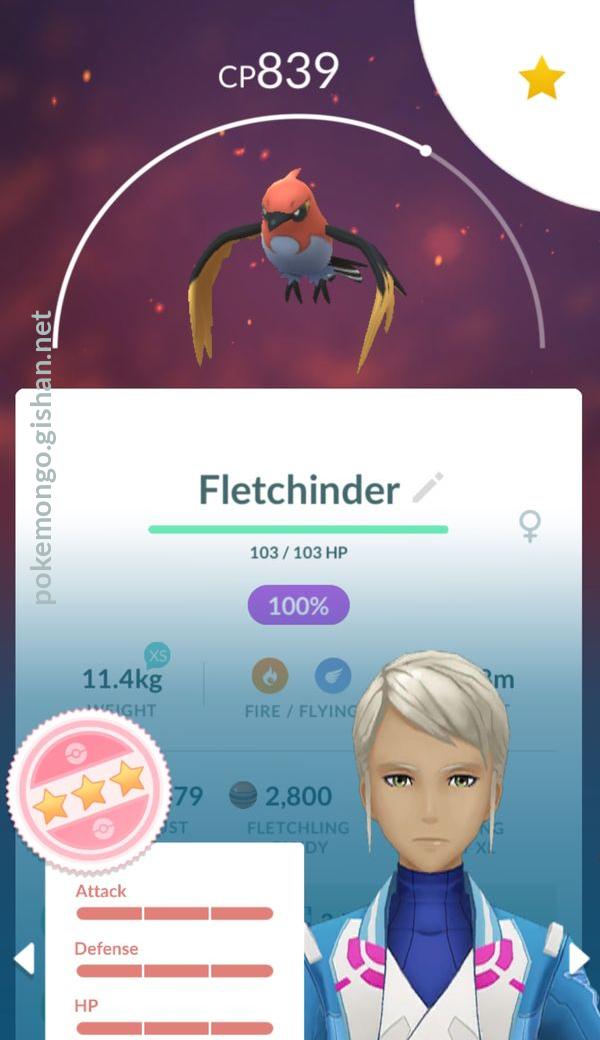 662 Fletchinder  Bird pokemon, Pokemon, Flying type pokemon