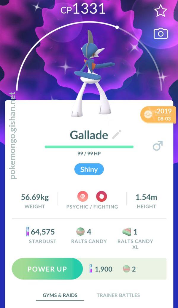 Gallade - Pokemon Go