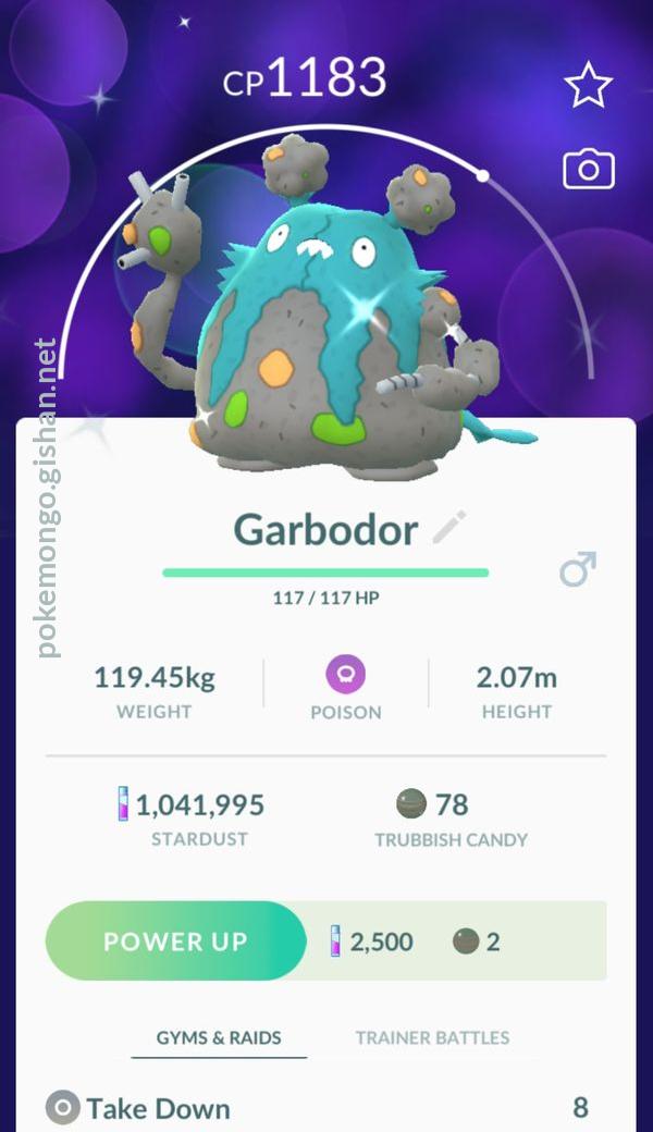 Garbodor, Pokémon