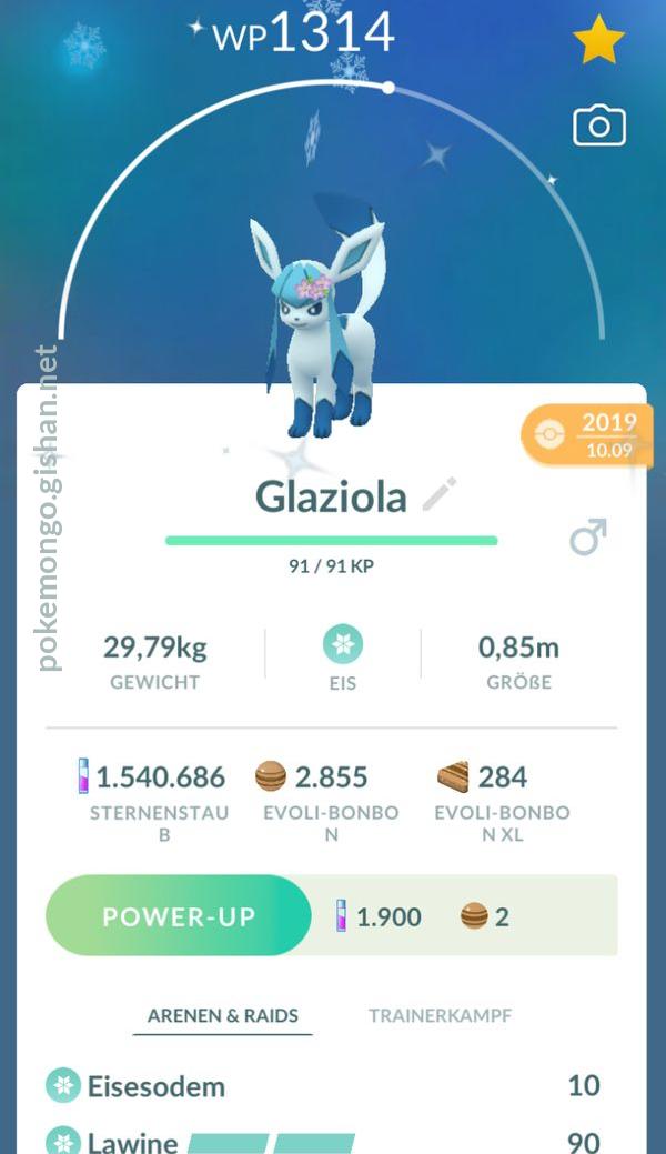 Glaceon - Pokemon Go