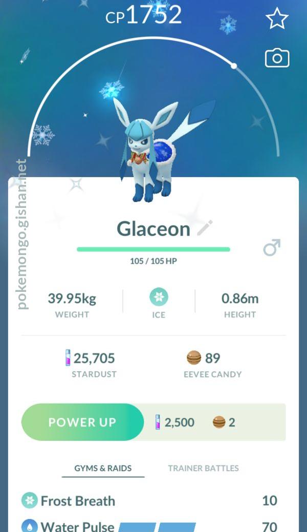 Glaceon - Pokemon Go