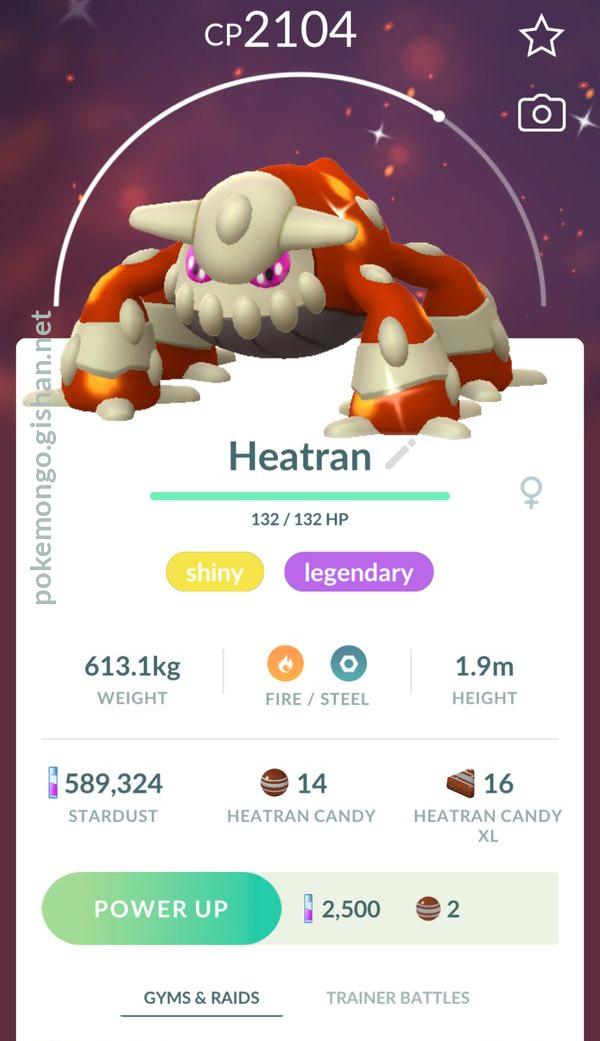 Heatran - Pokemon Go