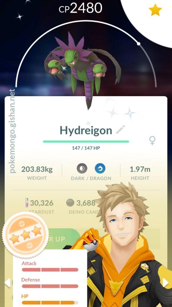 Hydreigon (Pokémon GO): Stats, Moves, Counters, Evolution