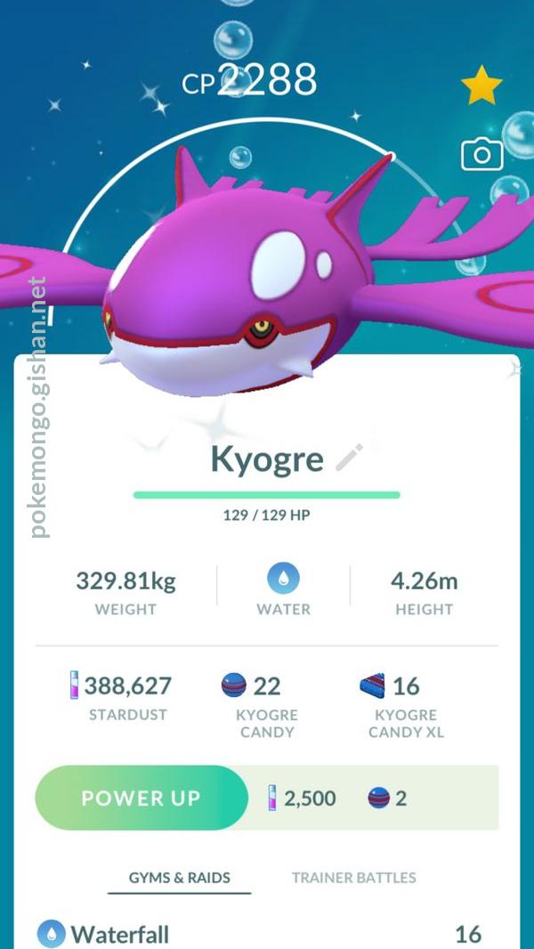 TigerGames - Kyogre Counter Jan 2019