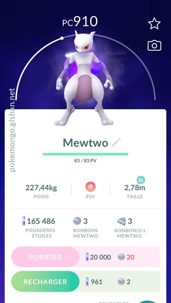 Mewtwo - Pokemon Go