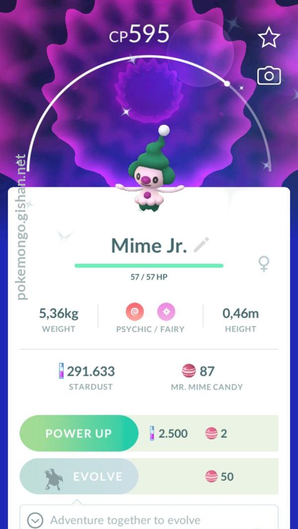 Where can Mime Jr. be found in Pokemon GO?