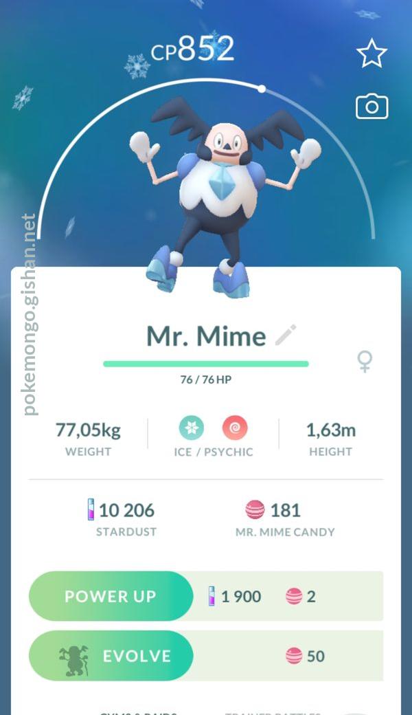 Mr. Mime - Pokemon Go