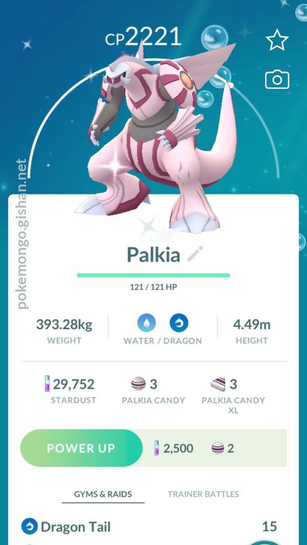 Palkia  Pokémon GO Hub