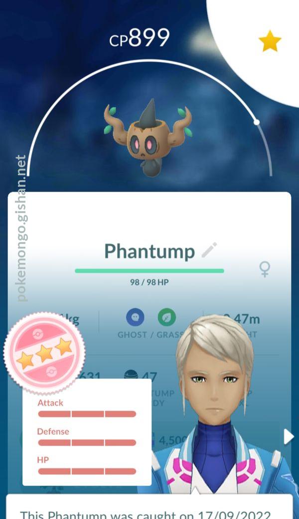 Phantump  Pokédex