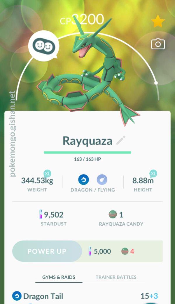 Rayquaza - #384 -  Pokédex