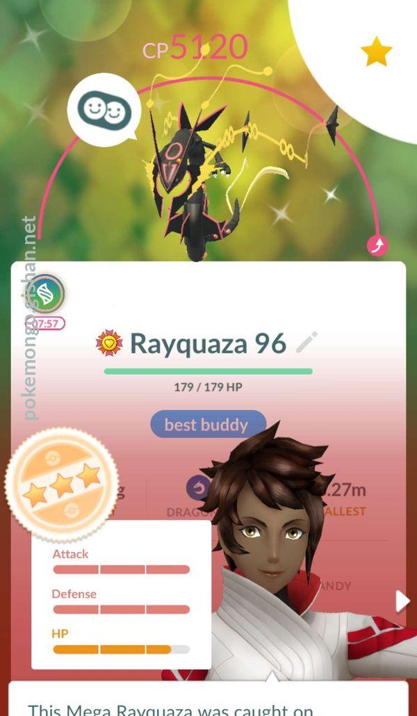 POKÉMON GO, Shiny Mega Rayquaza