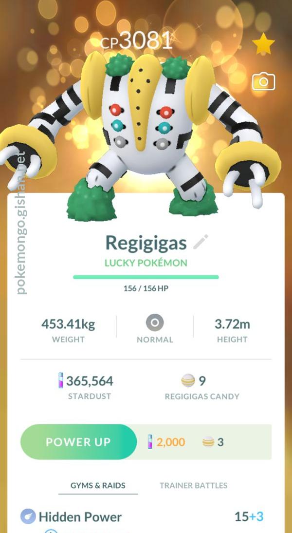 Pokémon GO: Regigigas