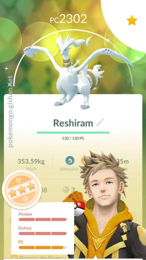 Reshiram - Pokemon Go