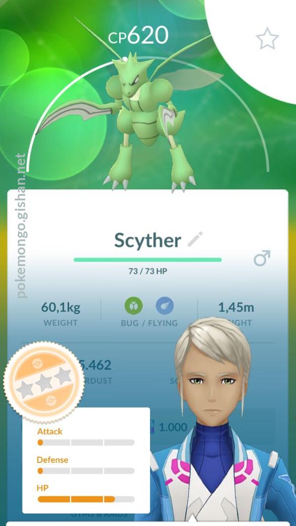 Scyther - #123 -  Pokédex