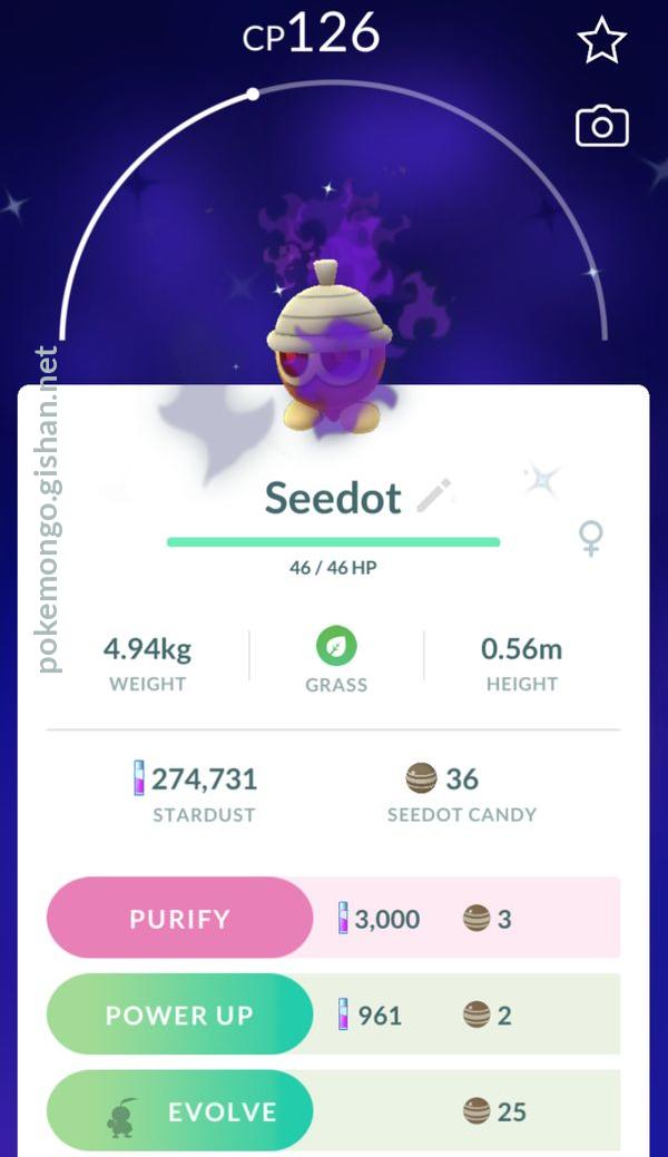Seedot - Pokemon Go