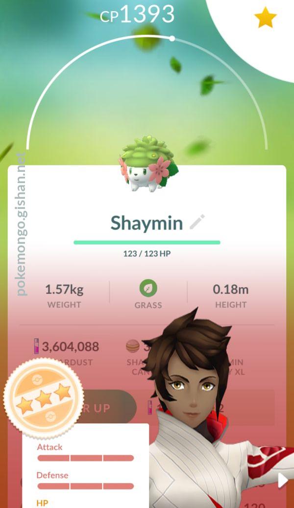 How to change Shaymin Forme in Pokémon Go