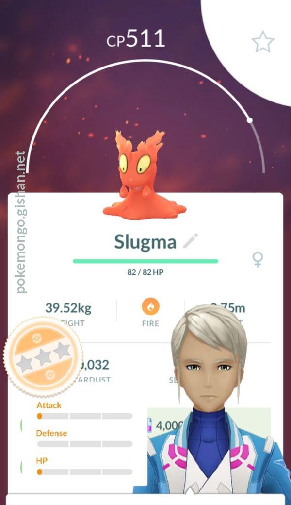 Slugma Wailmer Fomantis, Pokémon GO Element Cup