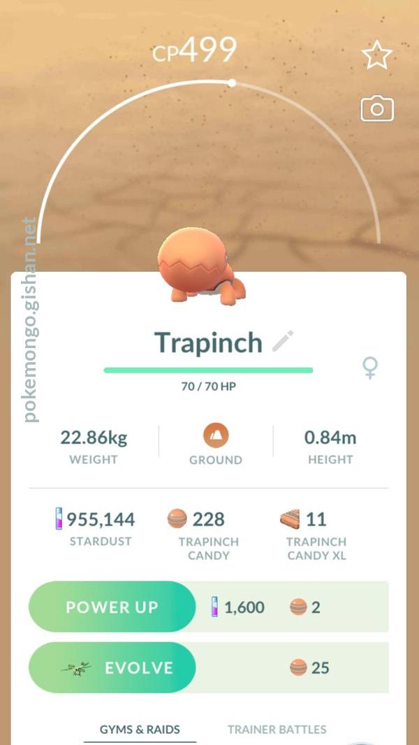 pokemon trapinch